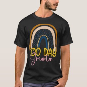 Camiseta 100 Dias Mais Inteligente Professora 2022, 100º D