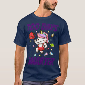 Camiseta 100 dias mais inteligente Unicórnio 3