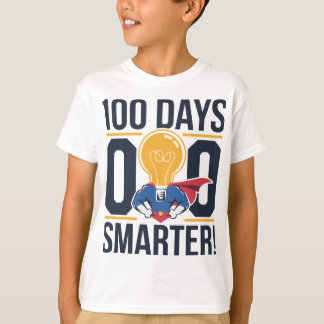 Camiseta 100 dias mais inteligentes