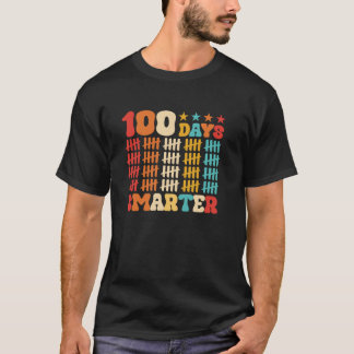 Camiseta 100 Dias Mais Inteligentes Antes Do K Crianças Est