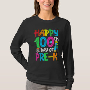 Camiseta 100 Dias Mais Inteligentes Antes Do K Feliz 100º D