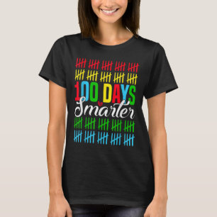 Camiseta 100 Dias Mais Inteligentes de Contagem Marca 100 D
