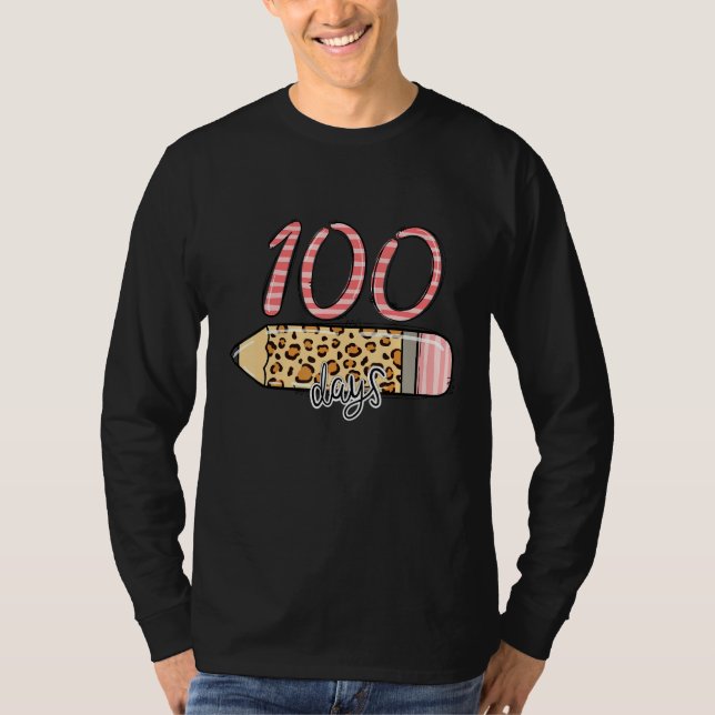 Camiseta 100 Dias Mais Inteligentes De Professora Ou Estuda (Frente)