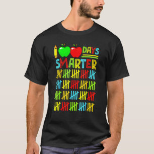 Camiseta 100 Dias Mais Inteligentes De Professora Ou Estuda