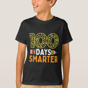 Camiseta 100 Dias Mais Inteligentes De Professora Ou Estuda