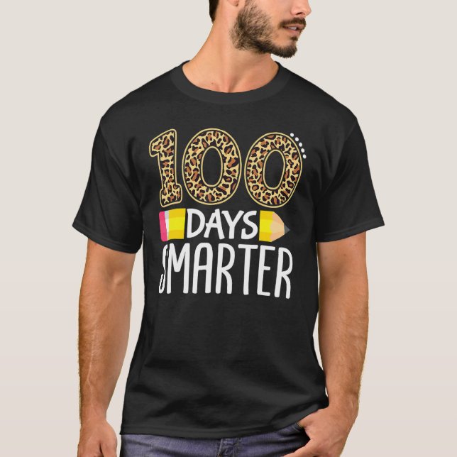 Camiseta 100 Dias Mais Inteligentes De Professora Ou Estuda (Frente)