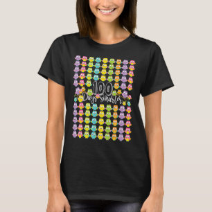 Camiseta 100 Dias Mais Inteligentes Do 100º Dia De Crianças