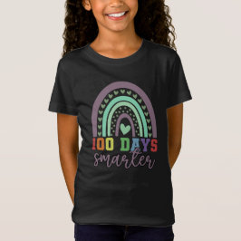 Camiseta 100 dias mais inteligentes do que o centésimo dia 