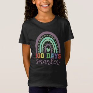 Camiseta 100 dias mais inteligentes do que o centésimo dia 