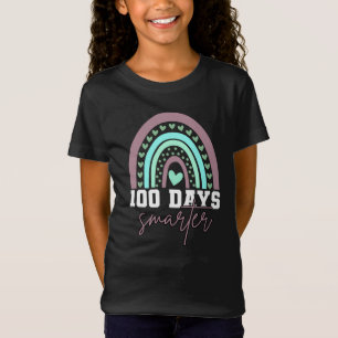 Camiseta 100 dias mais inteligentes do que o centésimo dia 