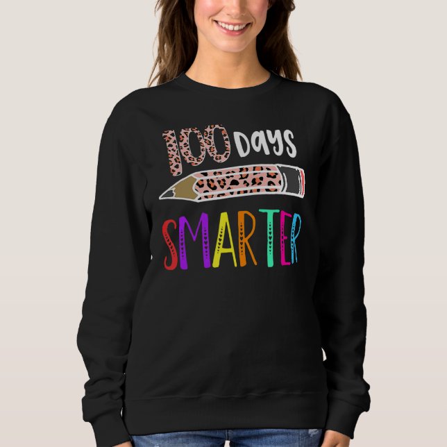 Camiseta 100 Dias Mais Inteligentes Estudantes De Professor (Frente)