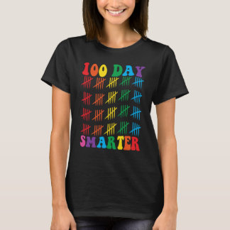 Camiseta 100 Dias Mais Inteligentes Feliz 100º Dia de Estud