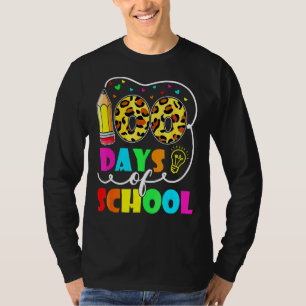 Camiseta 100 Dias Mais Inteligentes Feliz 100º Dia de Estud