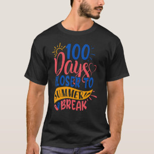 Camiseta 100 Dias Mais Perto Do Verão Break 100 Dias Profes