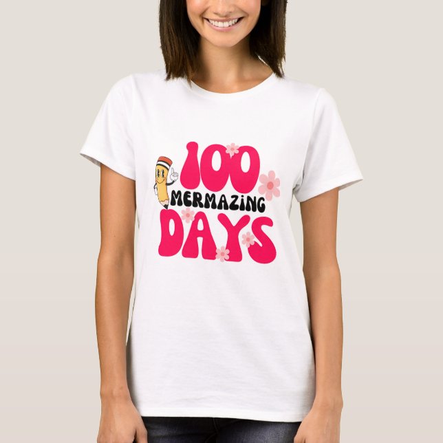 Camiseta 100 dias maravilhosos (Frente)