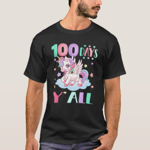 Camiseta 100 dias Meninas do Unicórnio adolescentes 100 dia
