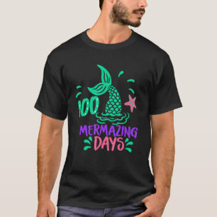 Camiseta 100 Dias Mermoráveis De Escola Caudas De Sereia Me