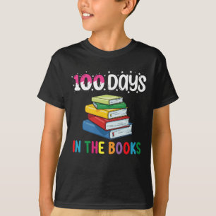 Camiseta 100 Dias Na Biblioteca De Leitura Da Escola De Liv