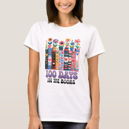 Camiseta 100 dias no livro