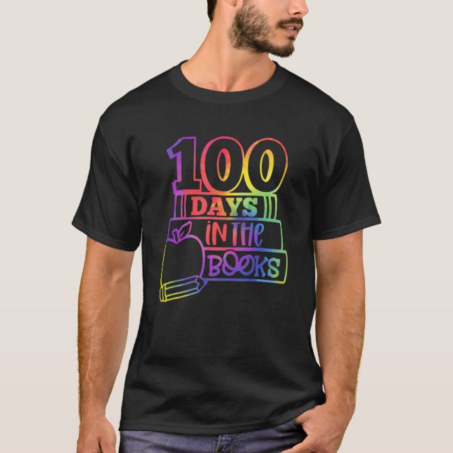 Camiseta 100 Dias No Livro Tie Dye Book Durante Mais De 100 (Frente)
