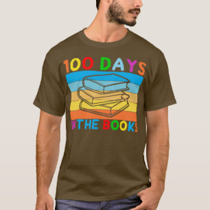 Camiseta 100 Dias Nos Livros Lendo Estudante E Professor