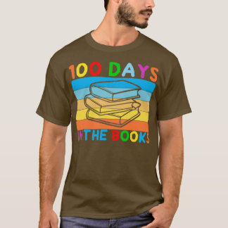 Camiseta 100 Dias Nos Livros Lendo Estudante E Professor