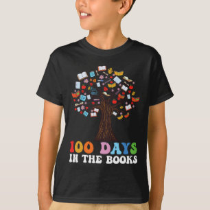 Camiseta 100 Dias Nos Livros Que Lem Professores 100 Dias D