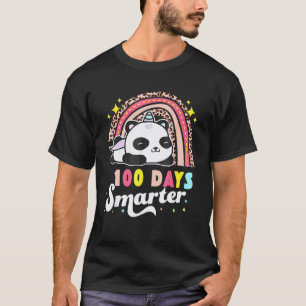 Camiseta 100 Dias Panda Unicórnio Meninas Professora 100º