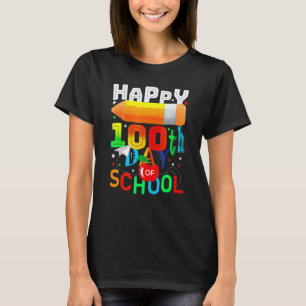 Camiseta 100 Dias Professor Ou Aluno 100º Dia De Aula 1