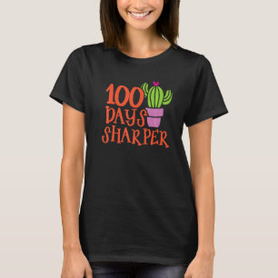 Camiseta 100 dias Sharper Cactus 100º Dia da Corte Escolar