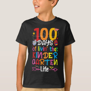 Camiseta 100 Dias Vivendo Aquela Vida de Jardim de Infância