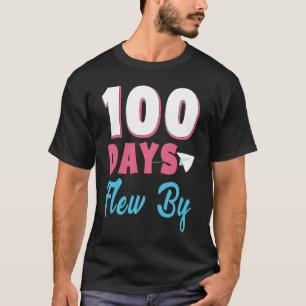Camiseta 100 dias voando pela borboleta 100 dias de escola