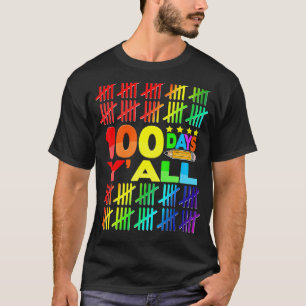 Camiseta 100 Dias Vocês Aluno Professor Feliz 100º Dia De