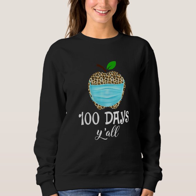 Camiseta 100 Dias Vocês Felizes 100º Dia da Escola Mascarad (Frente)