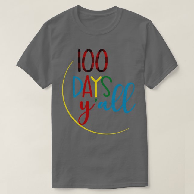 Camiseta 100 Dias Yx27Todos Engraçados 100 Dia Da Escola 14 (Frente do Design)