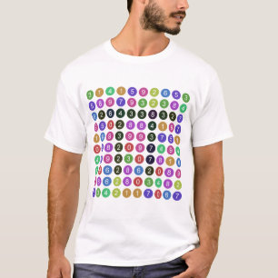 Camiseta 100 dígitos do Pi