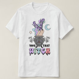 Camiseta 100% Do Gótico De Bruxas