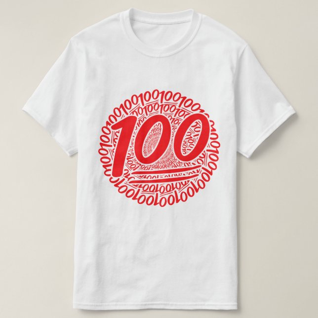 Camiseta 100 em tudo  (Frente do Design)