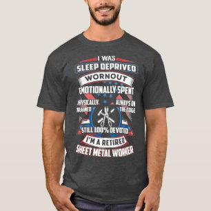 Camiseta 100 Folhas de metal aposentadas dedicadas T Hoodie