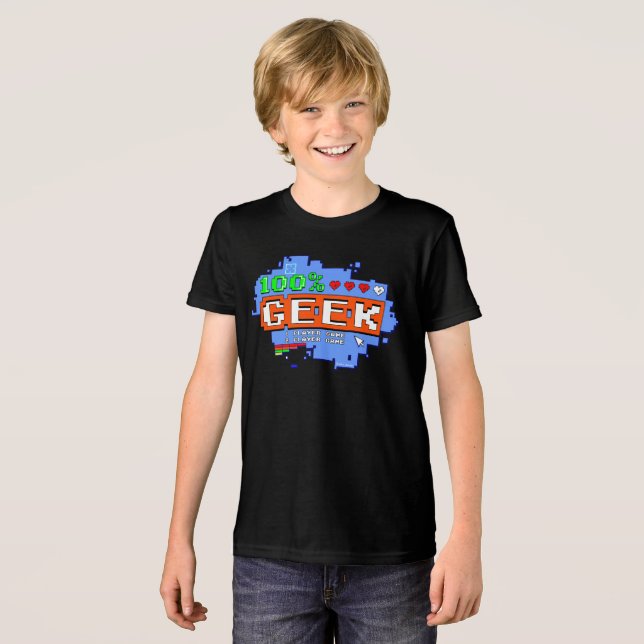 Camiseta 100% Geek (Frente Completa)