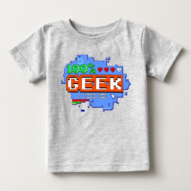 Camiseta 100% Geek (Frente)