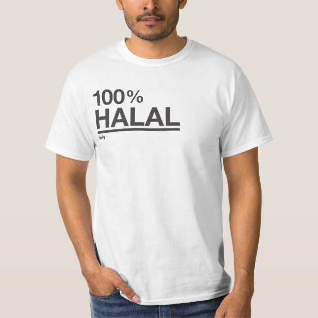 Camiseta 100% Halal (Frente)