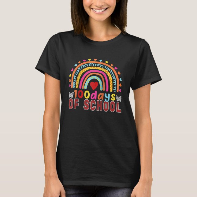 Camiseta 100 Happy School Teacher's Day 100 Smarter Women's (Frente)