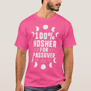 Camiseta 100 Kosher Para Passagem Matzah Pesach Jewish Sede