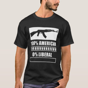 Camiseta 100 Liberal Republicano Libertário Americano