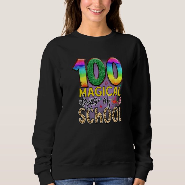 Camiseta 100 Magical Days Of School  Student Teacher  1 (Frente)