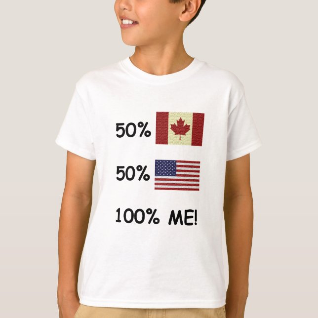 Camiseta 100% MIM canadense/americano (Frente)