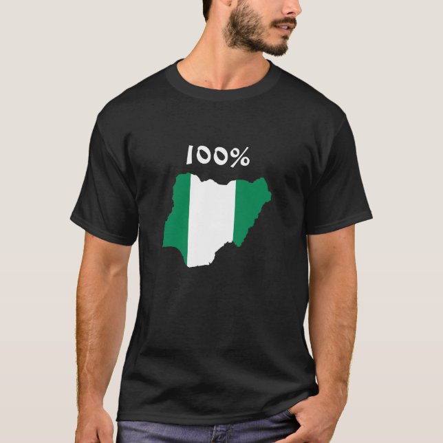 Camiseta 100% nigeriano (Frente)