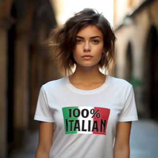 Camiseta 100% Orgulho Italiano