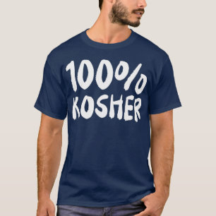 Camiseta 100 Piada judia-hebraica, engraçada, KOSHER Hanuk